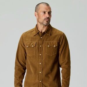 Whiskey Corduroy Western Shirt